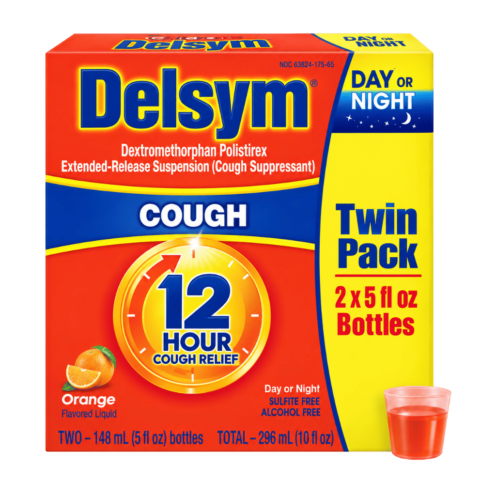 Delsym 12 Hour Cough Relief 2 x 5 oz buy online USA - 1